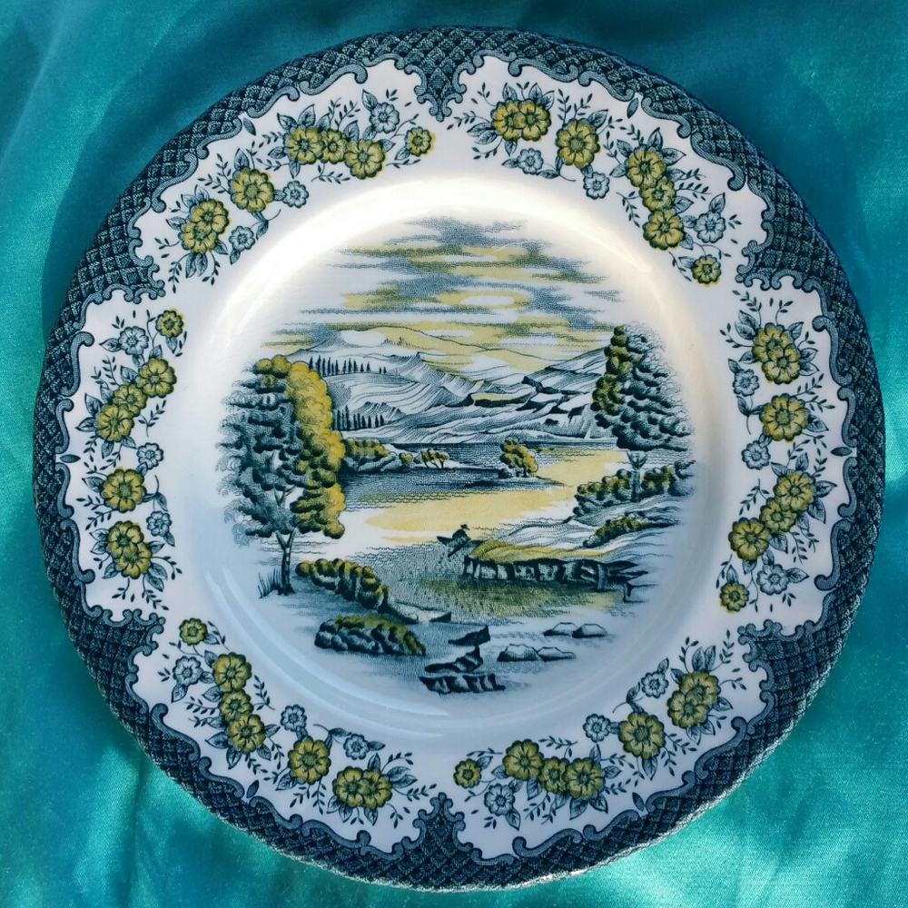 Vintage Coniston Royal Tudor Ware small 7" plate